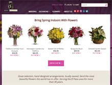 Tablet Screenshot of debbiesbloomers.com
